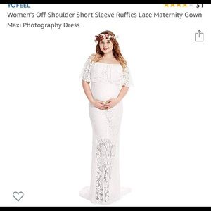 White Maternity Dress